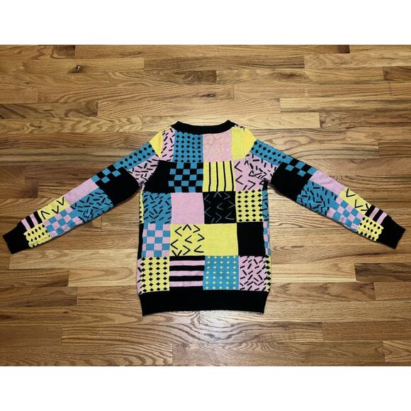 Tipsy Elves Sportswear Women’s Size Small Sweater Quilt Pattern Ski Snowboard - Picture 2 of 12